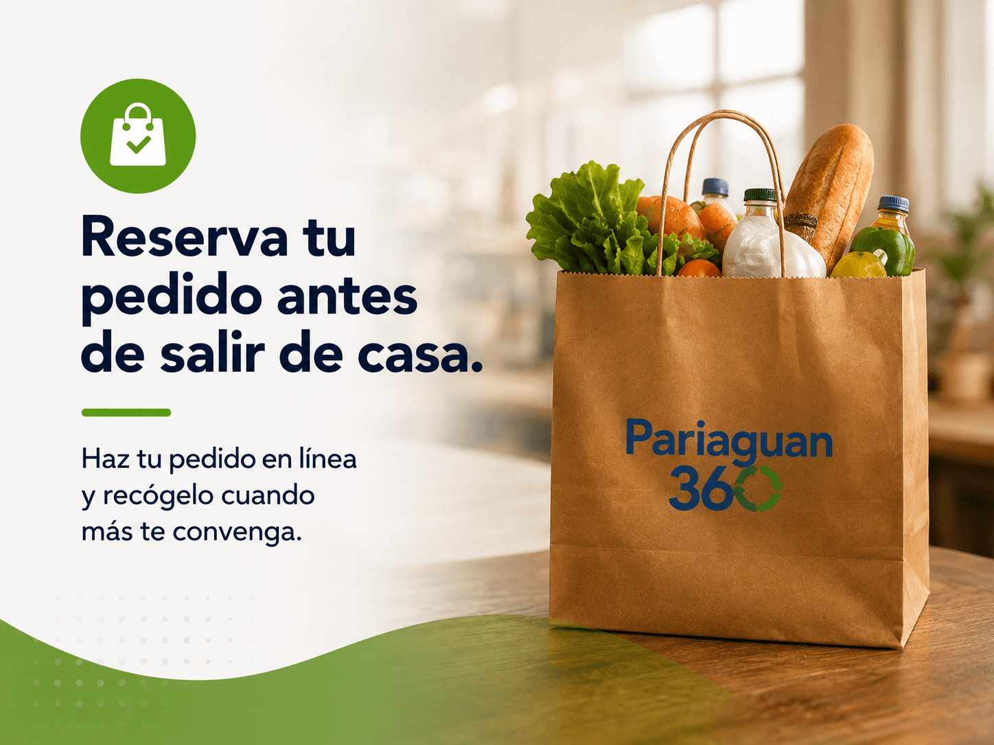 Reserva tu pedido antes de salir de casa.